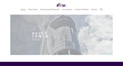 Desktop Screenshot of oxley.com.sg
